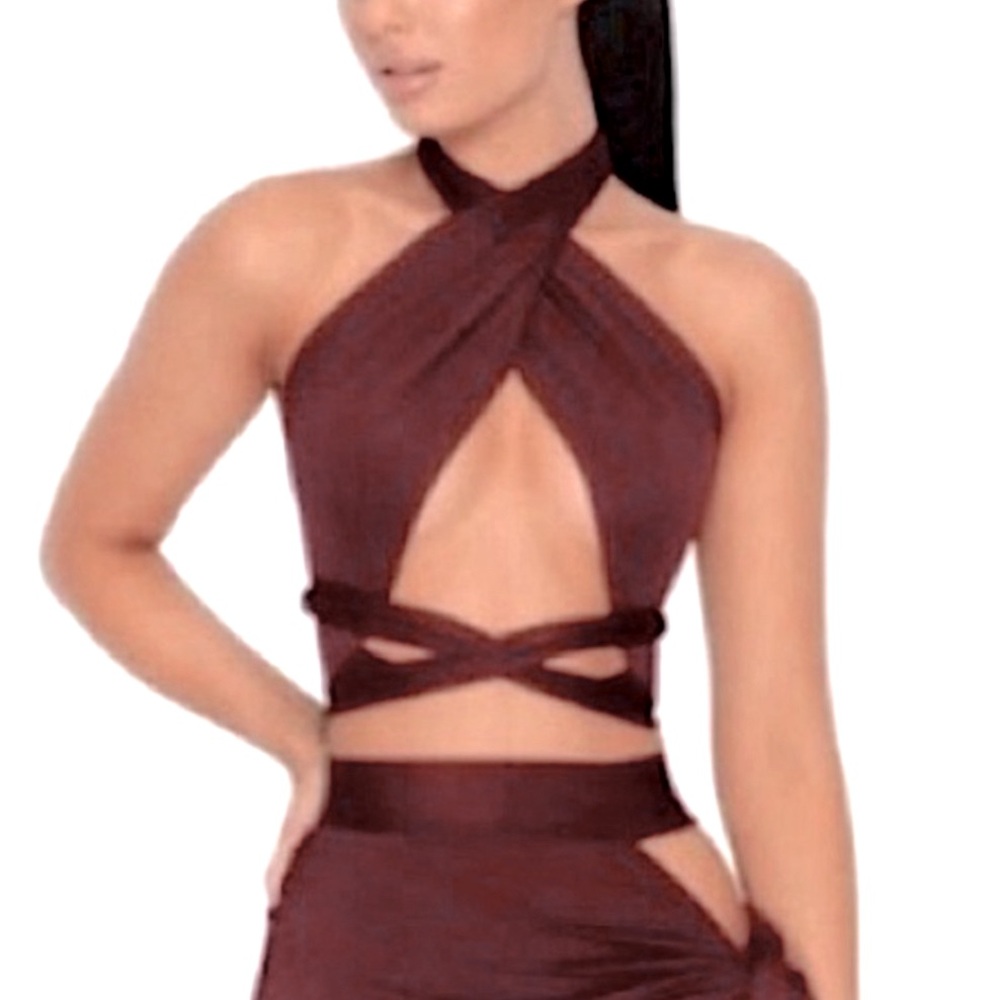 Oh Polly crossbody halter top